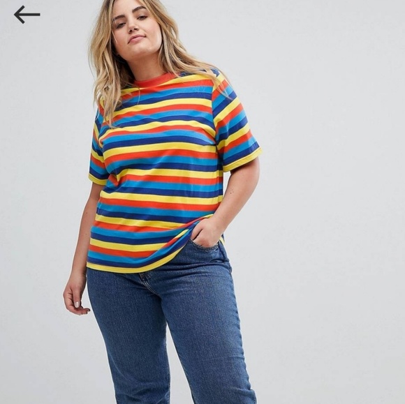 ASOS Curve Tops - Striped Tee FINAL PRICE